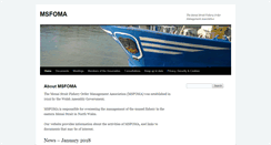 Desktop Screenshot of msfoma.org